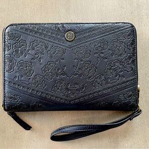 Roxy Wallet. NEW. Black Faux Leather. Never used just took tags off.